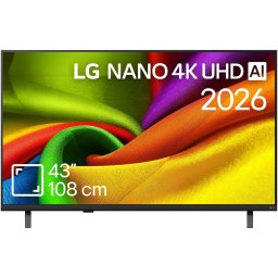 Televizor LG Led 43NU8E0B3LA, 108 cm, Smart, 4K Utra HD, Clasa F (Model2026)