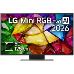 Televizor LG Mini RGB Evo 50MRGB87B3B, 126 cm, Smart, 4K Utra HD, 144 Hz, Clasa E (Model2026), Negru