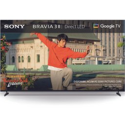 Televizor Sony Bravia XR 3 II LED 100XR35M2, 253 cm, Smart Google TV, 4K Ultra HD, 120Hz, Clasa E (Model 2026), Negru