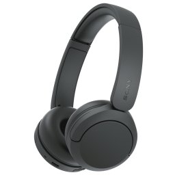 Casti On Ear Sony WH-CH530B, Wireless, Bluetooth, Multipoint connection, Microfon, Egalizator pe 10 benzi, Quick Charge, Autonomie 55 ore, Negru