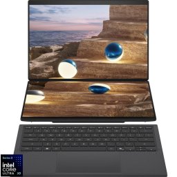Laptop Asus Zenbook DUO UX8407AA-SN595X, 14 inch, Intel Core Ultra X9, 32GB, 1TB, Full HD, Windows 11 Pro, Gri Mohair