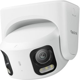 Camera de supraveghere Reolink Panoramic RP-PCT16MD, 16MP, lentila 2.8MM, Panaromic 180° Dual Lens, IR 30M, Alb