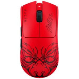 Mouse Razer Viper V3 Pro Faker Edition, Wireless 2.4 GHz, rezolutie maxima 35000 DPI, pana la 62 pre la 2000 Hz, pana la 40 ore la 4000 Hz pana la ore la 8000 Hz, Rosu-Negru