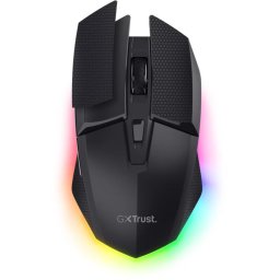 Mouse wireless Trust GXT 122 Felox, optic, rezolutie maxima 10000 dpi, 7 butoane, Negru