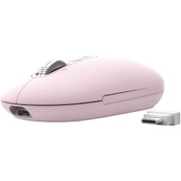 Mouse wireless Trust Seron Hyperscroll, 7 butoane, rezolutie maxima 3200 DPI, Roz