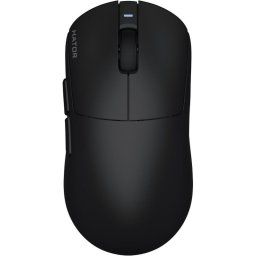 Mouse wireless Hator Quasar 3S Ultima 8K, bluetooth si USB, rezolutie maxima 30000 DPI, capacitate baterie 300 mAh, Negru