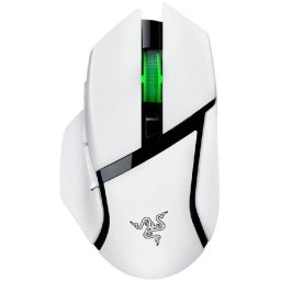 Mouse Razer Basilisk V3 X HyperSpeed, rezolutie 18000 DPI, iluminare RGB Chroma, Alb