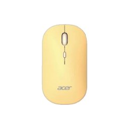 Mouse Optic Acer AMR130, USB-A/USB Wireless/Bluetooth, 1600 dpi, Galben