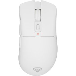 Mouse gaming wireless Genesis Zircon 880 PRO, interfata 2.4 GHz, Bluetooth, USB,30 000 DPI, Alb