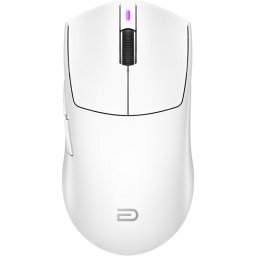 Mouse Cudy MS9891 Tri-Mode Wireless, rezolutie DPI 400-800-1200-1600-2400-3200, polling rate 1000Hz, Alb