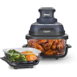 Friteuză cu aer cald NINJA CRISPi FN101EUGY, 1700W, 3.8L, Cyber Space