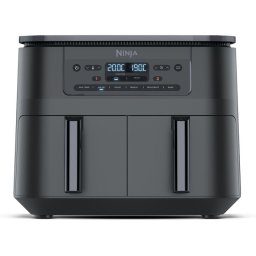 Friteuză cu aer cald NINJA DZ300EU, dublă, 7.6L, 6 programe, Black