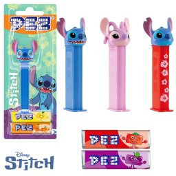 Dispenser PEZ Stitch cu 2 rezerve de bomboane, 17 g