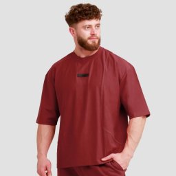 GymBeam Tricou Unstoppable Oversized Red XXL
