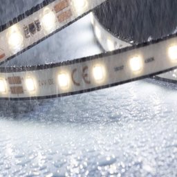 LumProtect IP67 LumiFlex1080 Seoul Bandă LED alb cald CRI80 2700K 4700lm 24V 140 LED-uri/m rolă 5m (840lm/m 7.2W/m)