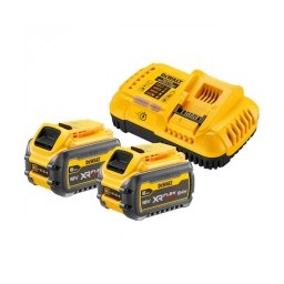 DeWalt - DCB118T2-QW - Set 2 acumulatori si incarcator, Li-Ion Flexvolt, 54/18 V, 6 Ah