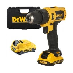 DeWalt - DCD716D2 - Masina de gaurit si insurubat cu percutie cu 2 acumulatori si incarcator, Li-Ion, 12 V, 2 Ah, 30 Nm, led iluminare, valiza plastic