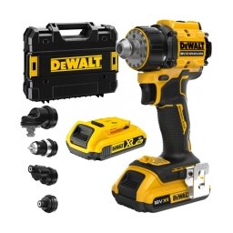 DeWalt - DCD803D2T - Masina de gaurit si insurubat cu 2 acumulatori si incarcator, Li-Ion, 18 V, 2 Ah, 73 Nm, valiza speciala, accesorii