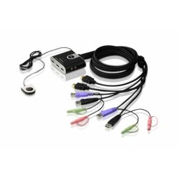 ATEN CS692-AT switch-uri pentru tastatură, mouse și monitor (KVM) Negru