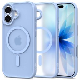 Husa Husă Tech-Protect Magmat MagSafe pentru iPhone 17, finisaj mat, compatibilă MagSafe, mist blue