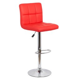Scaun bar tapitat ABS 191 roșu