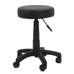 Scaun de birou operativ, înălțime reglabilă, rotativ, piele sintetica, negru, ABS 102