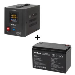 Kit Rebel, UPS pentru centrala termica 800VA/500W + Acumulator GEL 12V 100Ah
