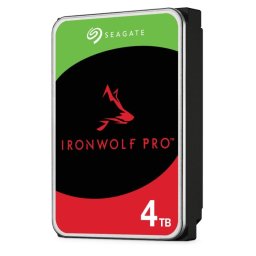 HDD NAS SEAGATE IronWolf Pro 4TB CMR 3.5", 256MB, 7200RPM, SATA, Rescue Services 3 ani, TBW: 550