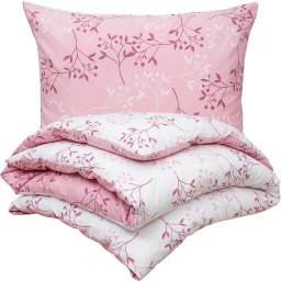 Lenjerie de pat din bumbac 4Home Harmony roz, roz, 140 x 220 cm, 70 x 90 cm