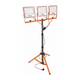 Proiector LED cu stativ 3xLED/50W/230V 4500K IP65 portocaliu