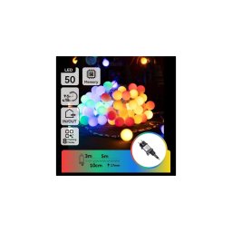 Aigostar - LED RGBY ghirlandă decorativă de exterior 50xLED/3,6W/230V/8 funcții 5m IP44