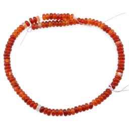 Sirag Carneol rondele 6mm, 35cm