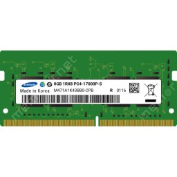 Memorie RAM Laptop Samsung, 8GB DDR4, 2133 MHz, SO-DIMM, model M471A1K43BB0