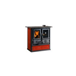 Soba de gatit cu plita si cuptor pe lemne, 7.9 kW, pentru 226 m³, ROSETTA 5.0, Bordeaux, La Nordica-Extraflame