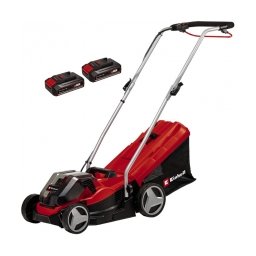 Einhell - GE-CM 36/33 Li PXC - Masina de tuns iarba cu 2 acumulatori si incarcator, Li-Ion, 18 V, 2.5 Ah, 33 cm, 30 l
