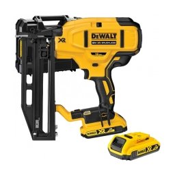 DeWalt - DCN662D2 - Pistol de batut cuie cu 2 acumulatori si incarcator, Li-Ion, 18 V, 2 Ah, cuie pentru lemn, valiza speciala