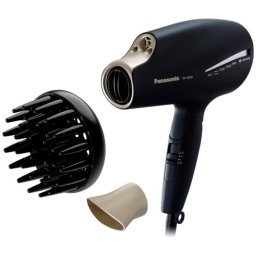 Uscator de par Panasonic EH-NA9J-K825 Nanoe Hair Dryer, 3 Speed Settings, 4 Temperature Settings, 1800 W, Black/Gold