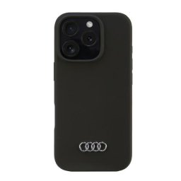 Husa Audi Silicone Case iPhone 16 Pro 6.3" negru/black hardcase AU-LSRIP16P-Q3/D1-BK