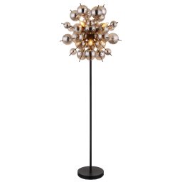 Lampadar Udo 15633SS, 6xE14 25W, D 55 cm, negru, metal