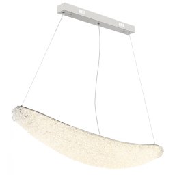 Suspensie Kristalla 68524-40, LED 40W, 2700-6000K, L 105 cm, crom, metal