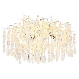 Plafonieră Kinga 64141D, 8xE14 40W, D 60 cm, argintiu, metal