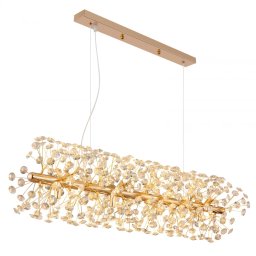 Candelabru Katrina 64135H4, 12xG9 LED 3.5W, L 90 cm, auriu, metal