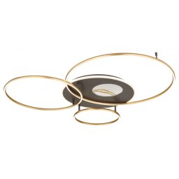 Plafonieră Invertina 48466-70, LED 70W, 2700-6500K, L 126,4 cm, auriu, aluminiu