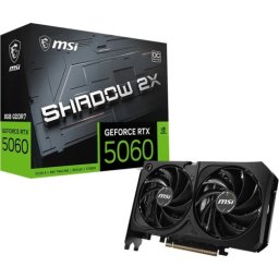 Placa video MSI nVidia GEFORCE RTX 5060 8G SHADOW 2X OC MAX, 8GB, GDDR7, 128 bit