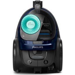 Aspirator fără sac PHILIPS PowerPro Active FC9556/09, 900W, 1.5L, Turbo Brush, Blue
