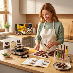 Set DIY Preparare Ciocolată de Casă pentru Copii și Adulți