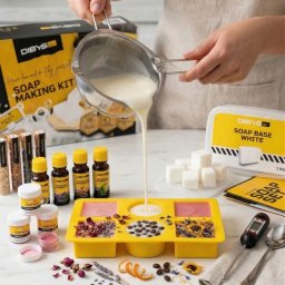 Set Creativ DIY Fabricare Săpunuri Naturale