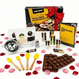 Set DIY pentru Preparat Praline și Bomboane Artizanale din Ciocolată