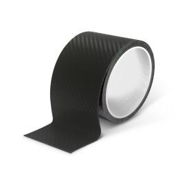 Banda adeziva carbon 3m x 7cm folie decorativa auto interior negru mat PVC