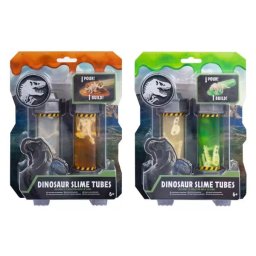 Slime cu dinozauri Jurassic World în eprubetă – mai multe modele